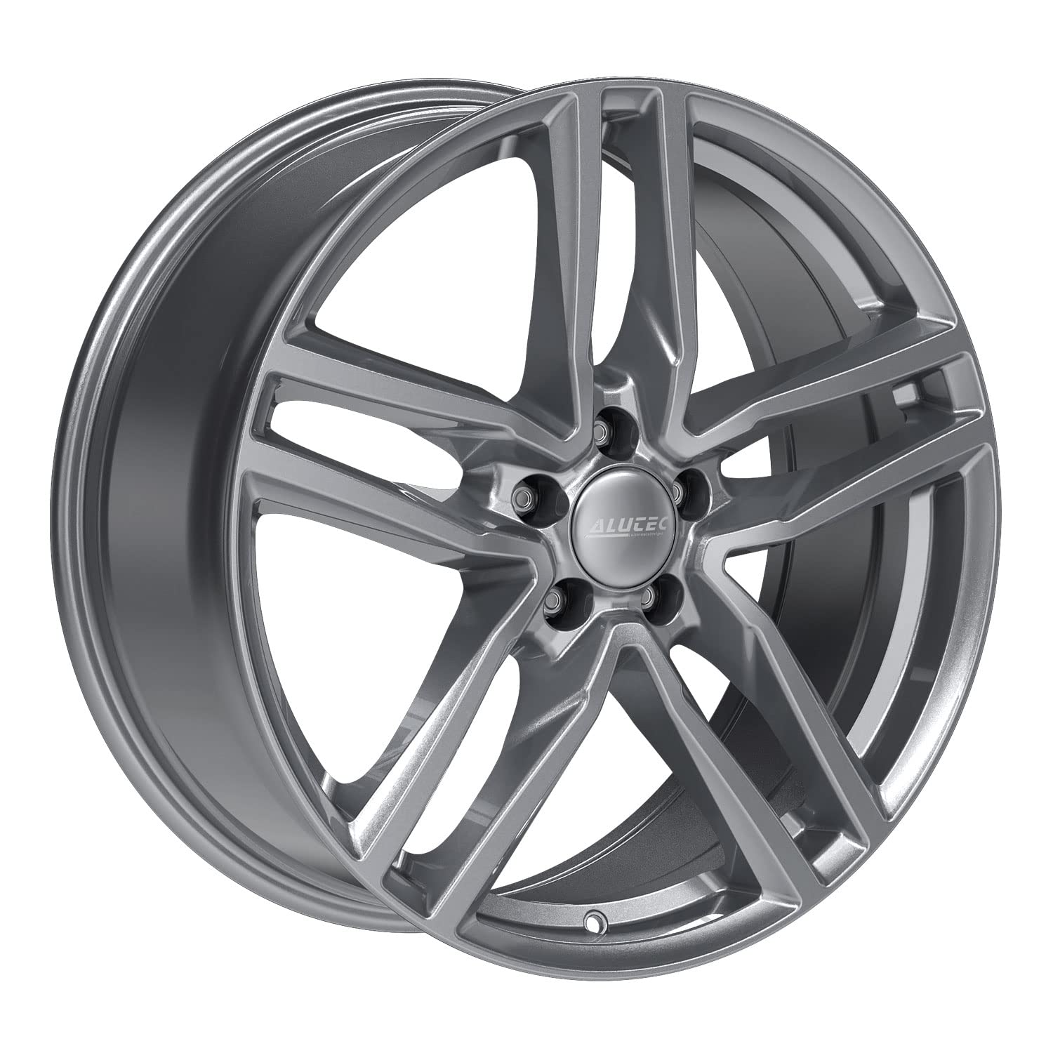 4 x felgi Alutec Ikenu 6,5Jx16 ET40 4 x 100 cm, metalowo-szare, kompatybilne z TOYOTA Corolla IQ Yaris