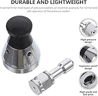 Vista 6 de Válvulas de Jigger de olla a presión universal Válvula de alivio de olla de presión Válvula de escape Válvulas de alivio de olla a presión