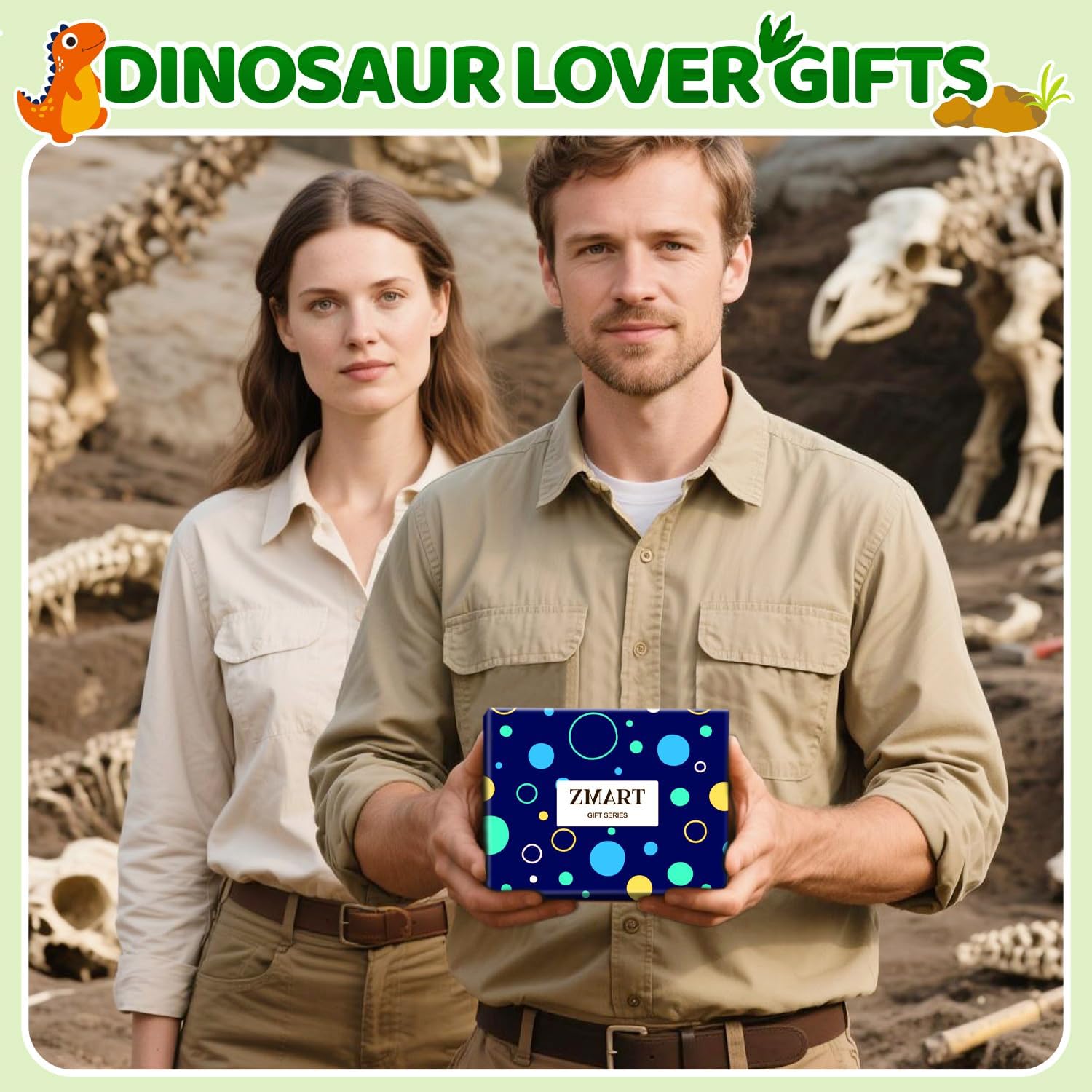 Zmart Unique Dinosaur Gifts for Adults - Funny Dinosaur Socks for Women Men, Dino Socks for Dino Lovers - Image 6