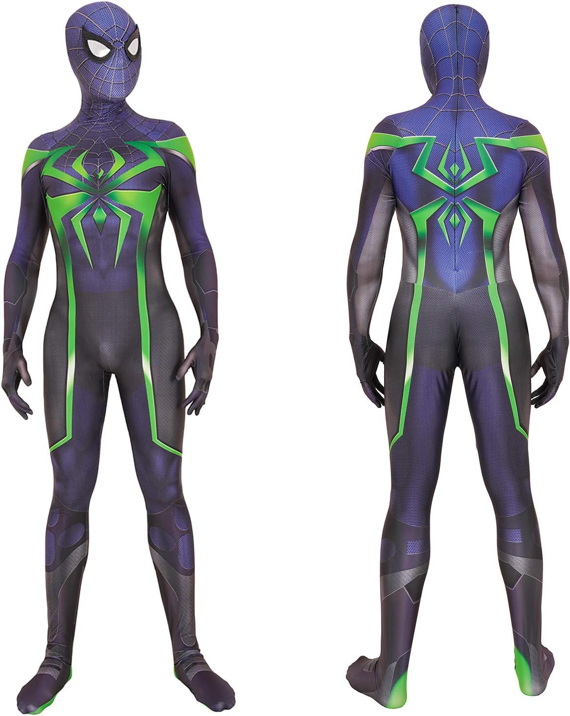 GFSW 2020 Super Hero Miles Morales Halloween Cosplay Costume Spandex Jumpsuit Adult Kids