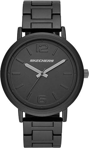 Skechers Reloj casual analógico de tres manecillas para hombre, Ardmore Blackout, Analógico para hombre