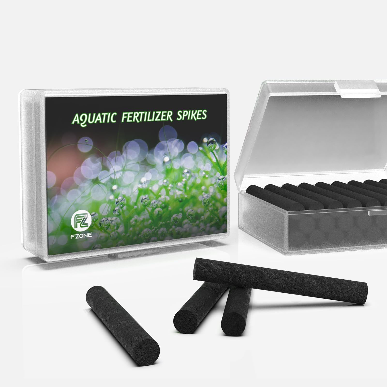 FZONE Aquarium Root Fertiliser Spikes, NPK High-Concentration Easy Green for Freshwater for Plant and Root Growth (25 Spikes Per Box)