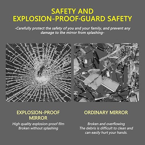 Miniatura 6 de Espejo de baño con luces LED, con sensor táctil que cambia de color, espejo de baño iluminado, espejo de tocador iluminado montado en la pared con