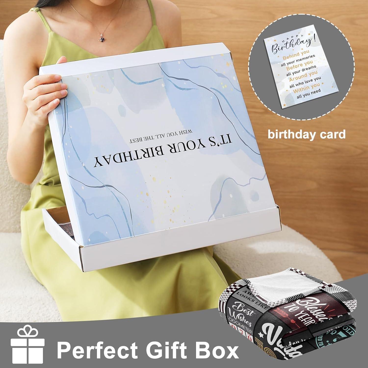 70th Birthday Gifts for Men, 70 Year Old Birthay Blanket Gifts for Men 70th Birthday Gift Ideas