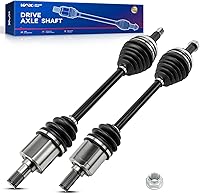 KAX 66-4166/66-4167 Front CV Axle Shaft Assembly for 1998-2002 Honda Accord 3.0L, 1999-2003 Acura TL/CL - 2 Pack Durable Replacement