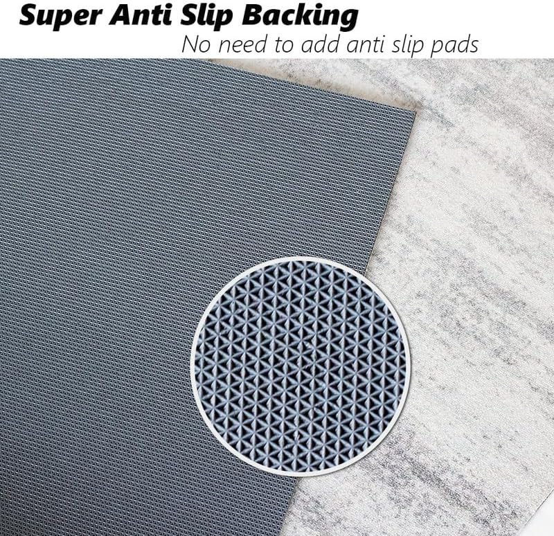 Petgrow Moroccan Soft Area Rug for Living Room 2FTX3FT,Custom Size Non Slip Rug for Dinning Room Bedroom Floor Mat Carpet,Machine Washable Indoor Vintage Runner Rug Mat