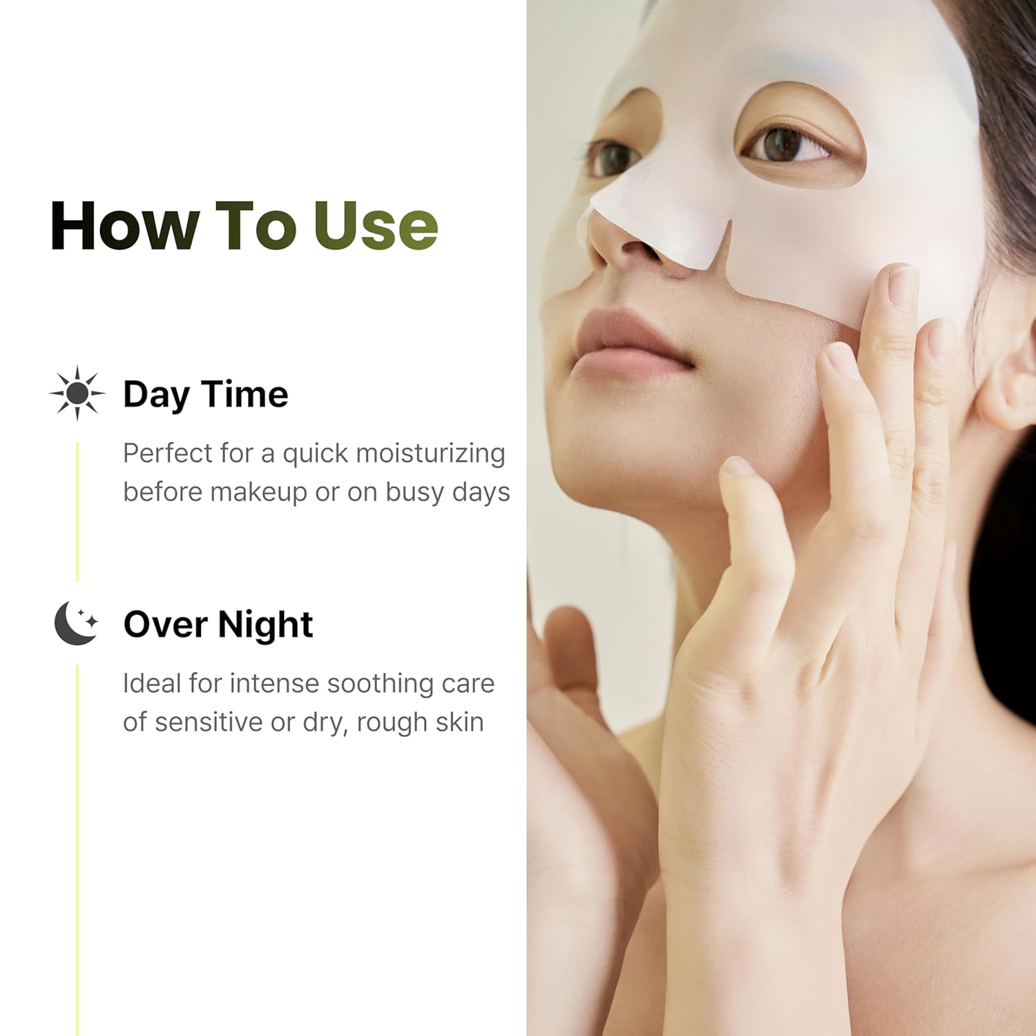 PO:DL Hyaluronic Hydrogel Mask with Collagen Niacinamide | Elasticity Wrinkle Improvement Pore Care Glow Skin| Overnight Soothing Deep Hydration Spa Facial Mask | Korean Skin Care 1.48oz x 4ea - Image 7