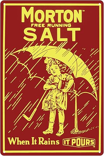 Letrero decorativo rústico de metal con diseño de texto en inglés "When it Rains Girl" para decoración de pared de cafetería, bar, hogar, 8 x 12 disponible en Yaxa Guatemala