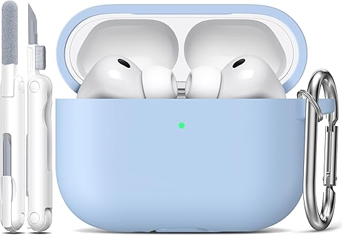 Miniatura 12 de R-fun Funda protectora de silicona suave para AirPods Pro 3 (2025), compatible con Apple AirPods Pro de 3ª generación (cable USB-C) para mujeres y