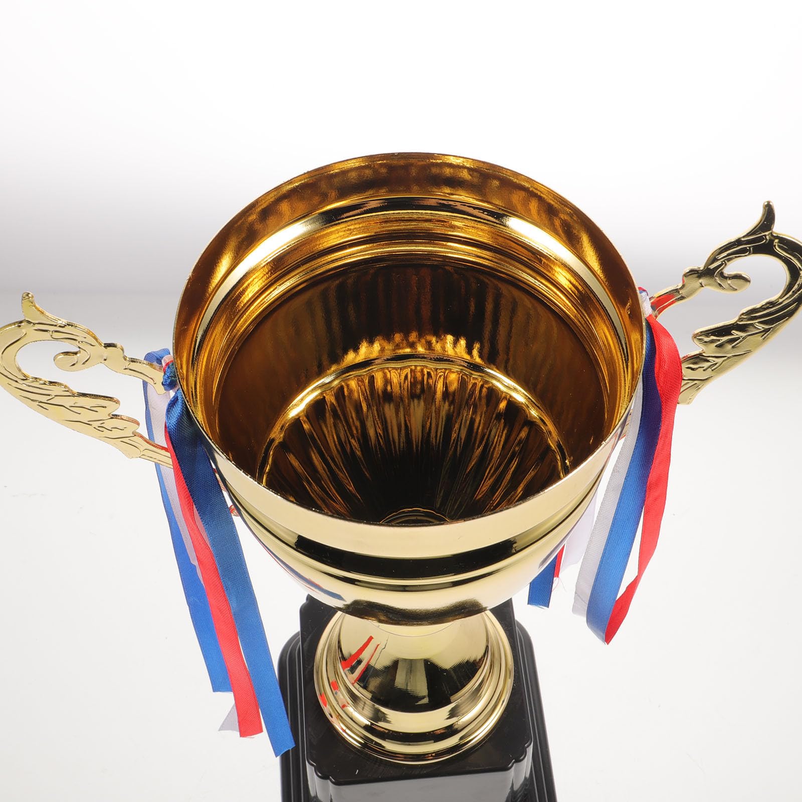 SOLUSTRE Trofeo de Metal Dorado para Torneos Escolares Trofeo de Aleación Resistente para Competición Deportiva y Banquetes Deportivos