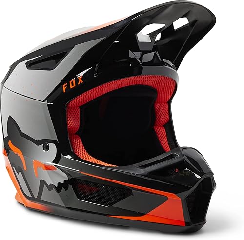 Fox Racing V2 Casco de motocross, VIZEN Flo naranja, talla S