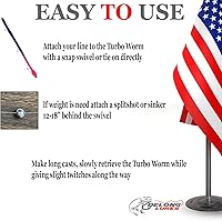 Vista 4 de Delong - Señuelos KILR de 6 pulgadas pre-aparejados para bajo, lucio y cualquier cosa intermedia, señuelos para lubina, aparejos de cebo, 5 por