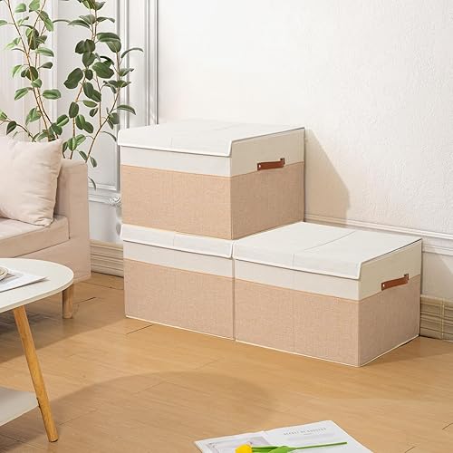 Miniatura 6 de Paquete de 2 cajas de almacenamiento de zapatos para armario para 32 pares, contenedores grandes de almacenamiento de zapatos con divisores