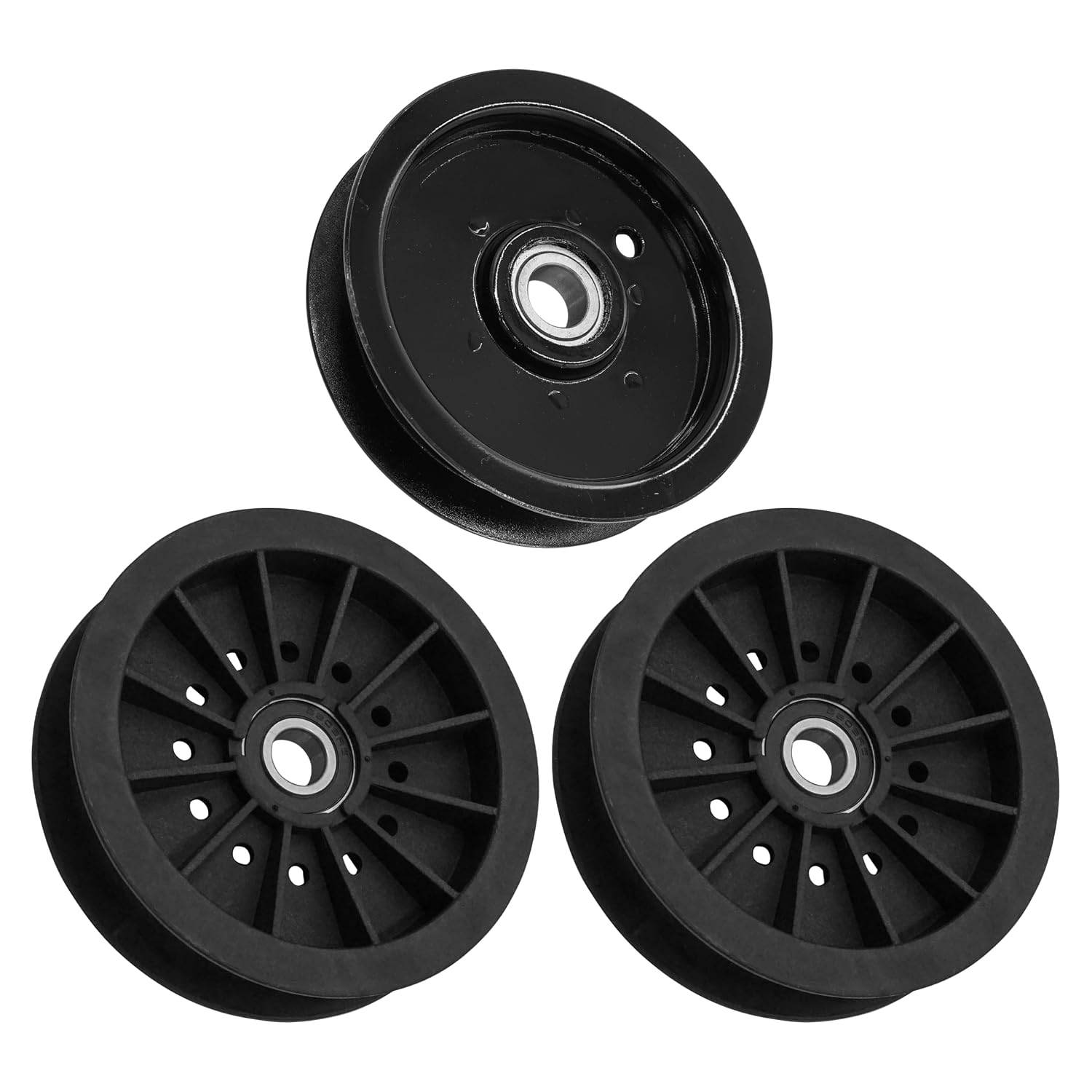 Caltric 132-4718 132-7543 116-3626 1-603843 109-0977 48" Deck Idler Pulleys Compatible with Exmark