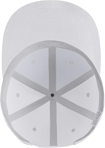 Miniatura 5 de Stanford University - Sombreros para hombre, con visera plana, hiphop, rap, ajustable, béisbol, camionero, sombrero para papá, color blanco, Blanco