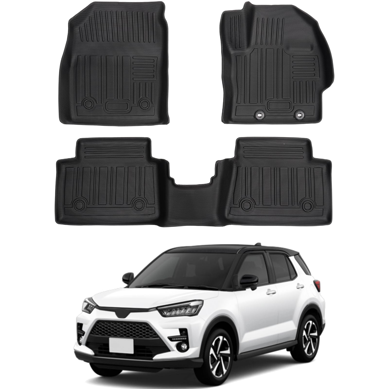 Amazon | Yimeida トヨタ ヤリス ヤリスクロス フロアマット 4wd 2wd 