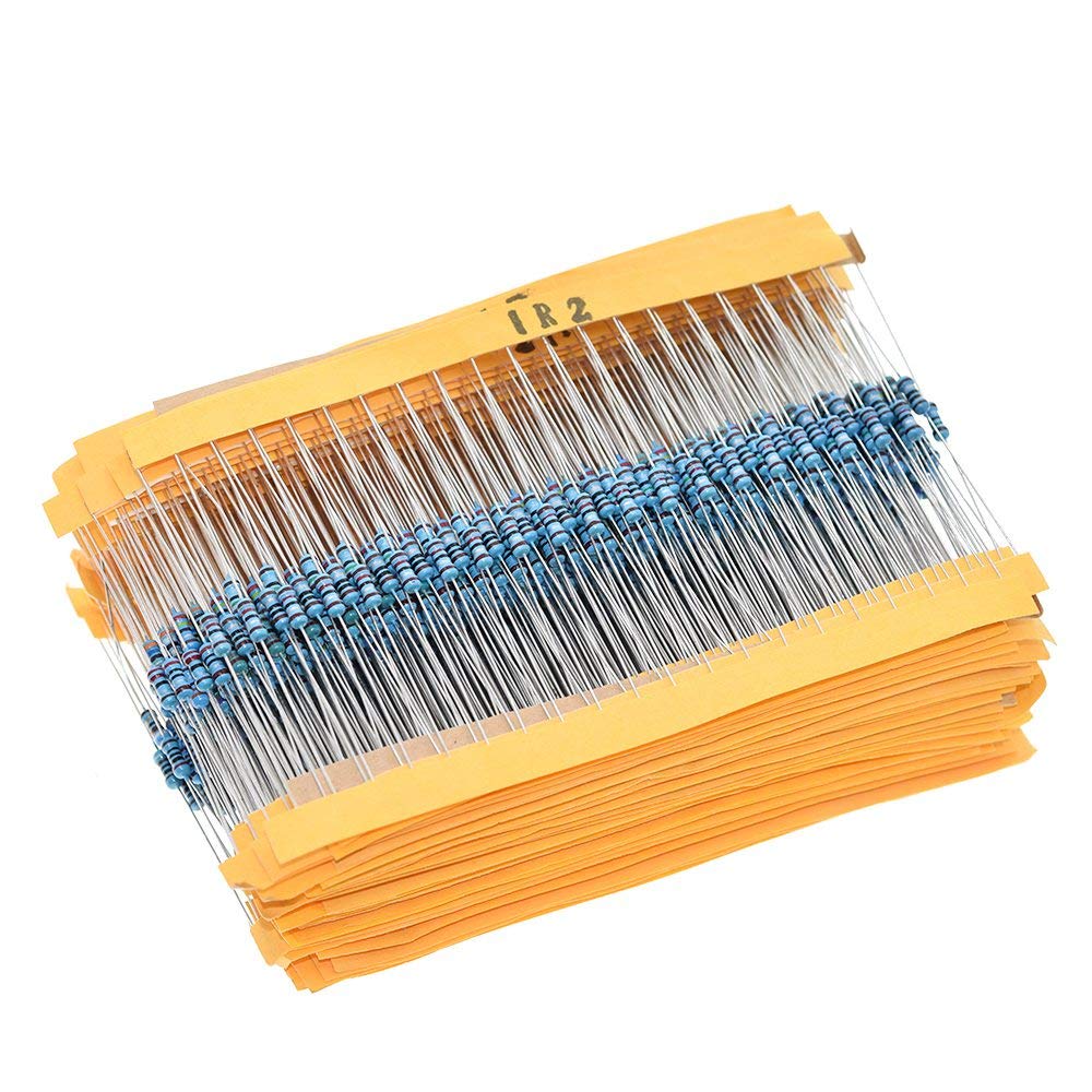 600 stuks weerstanden assortimentskit, 30 waarden 1 ohm - 1