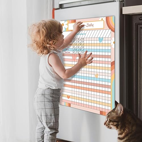 Miniatura 7 de 9 tablas retro Groovy para aula, tabla de incentivos para el aula, tabla de datos de tareas, tabla de tareas de recompensa para niños, aprendizaje