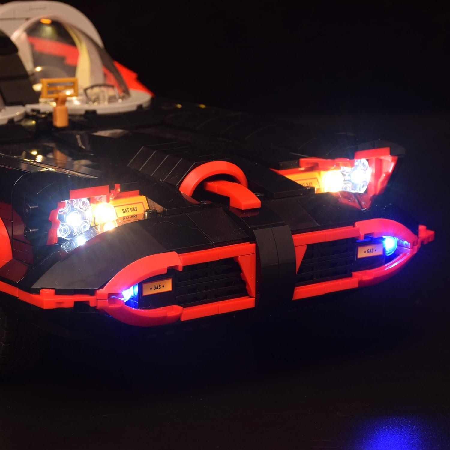 LightGo LED Lighting Kit Designed for Batman Compatible with Lego 76328 The Classic TV Series Batmobile - Not Include Model (Remote Version)