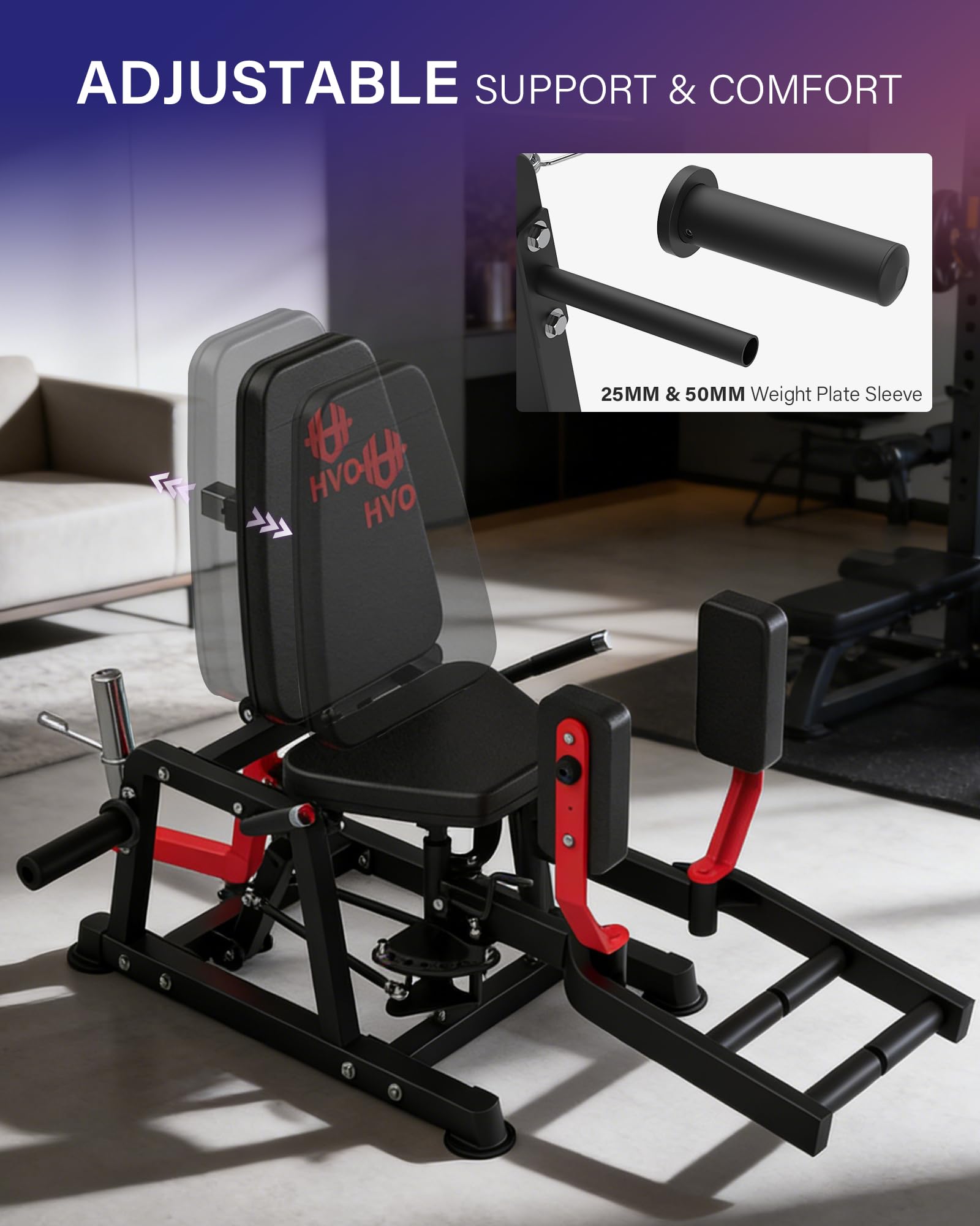 Adduktoren Gerät Oberschenkeltrainer Po Trainer: Hüfte Adduktion Abduktionsmaschine Oberschenkel Bein Trainingsgerät Beintrainer für Zuhause Damen MäNner Hip Abduction and Adduction Machine