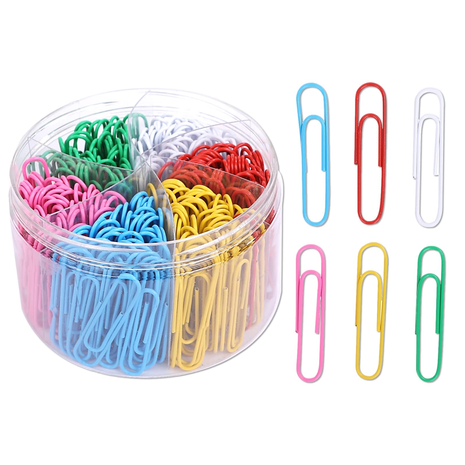 Amazon | ルボナリエ カラーゼムクリップ 大容量 カラークリップ