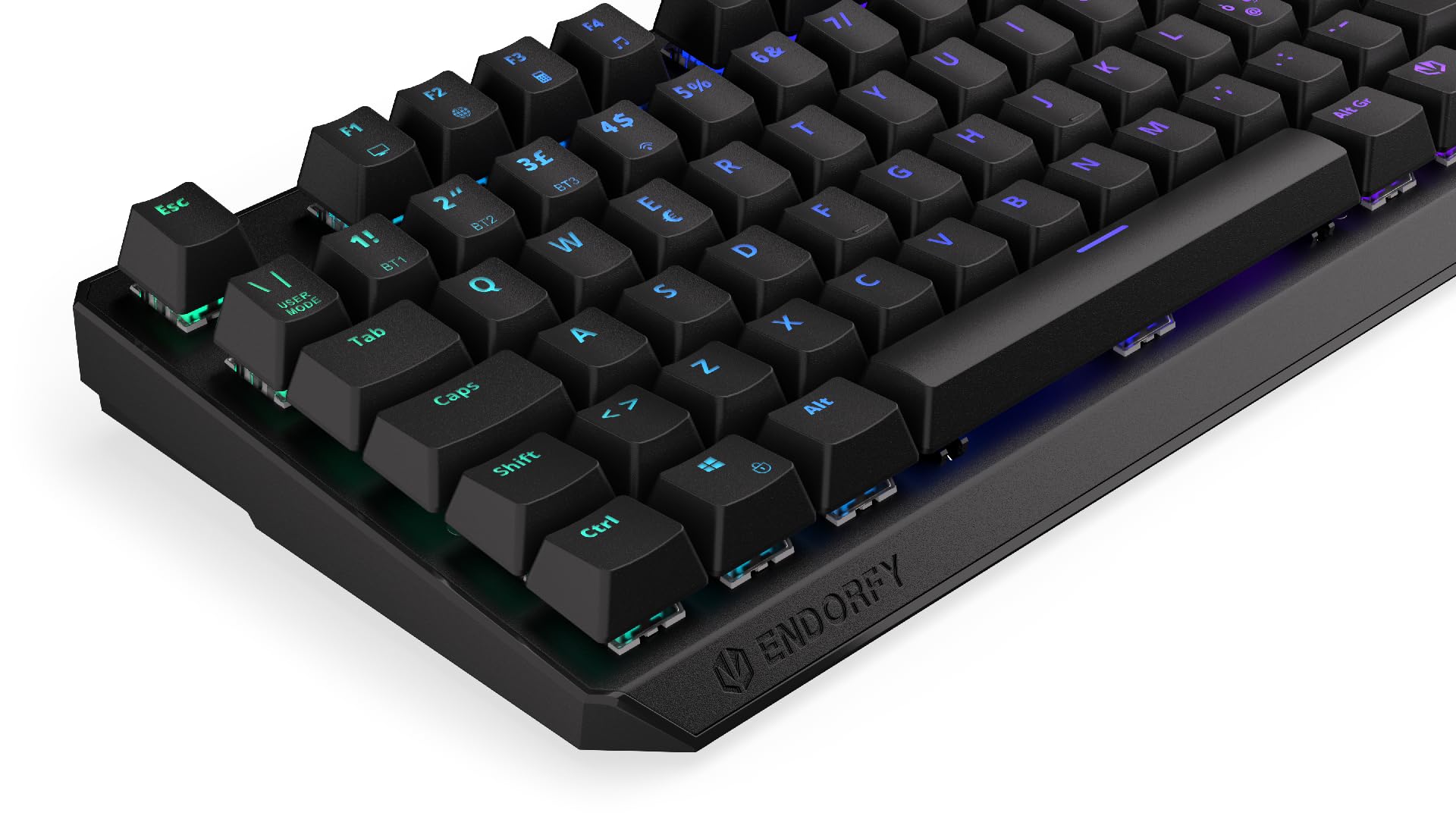 ENDORFY Thock TKL Wireless IT Red, switch Kailh Box Red, connettività 2.4 GHz e Bluetooth, tastiera meccanica TKL 80%, layout Italiano, EY5G006