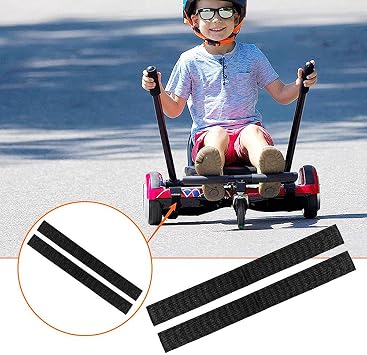 10pcs Adjustable Accessory Straps for Hoverboard Nylon Seat Fixing Straps for Hoverboard Cable for Hoverboard (Black)