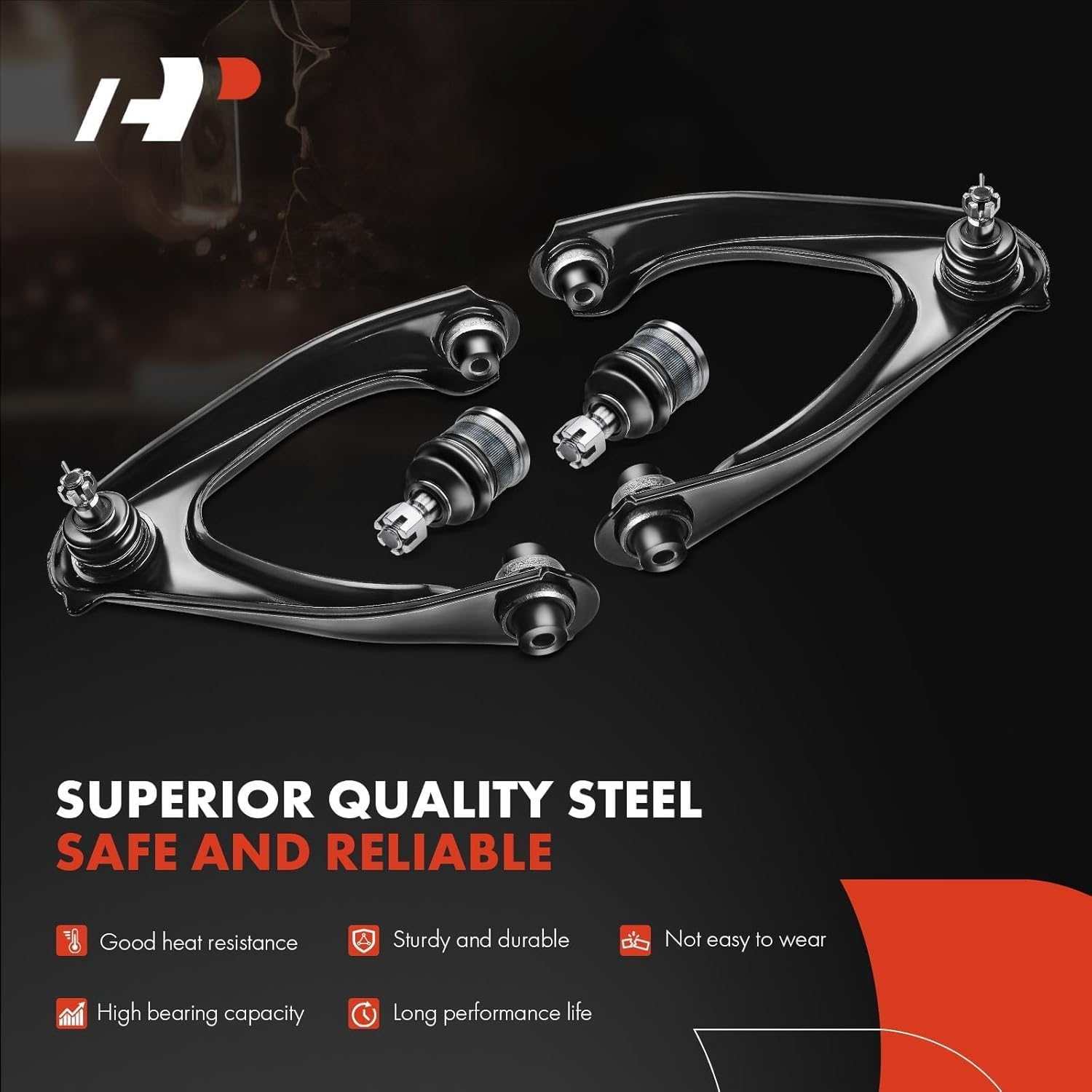 A-Premium 12Pcs Front Suspension Kit, Upper Control Arm, Sway Bar Link, Lower Ball Joint, Inner Outer Tie Rod End, Rack and Pinion Boot, Compatible with Honda CR-V 1997 1998 1999 2000 2001, L4 20L