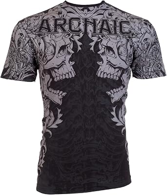 Archaic Affliction Mens Short Sleeve T-Shirt Death Shout
