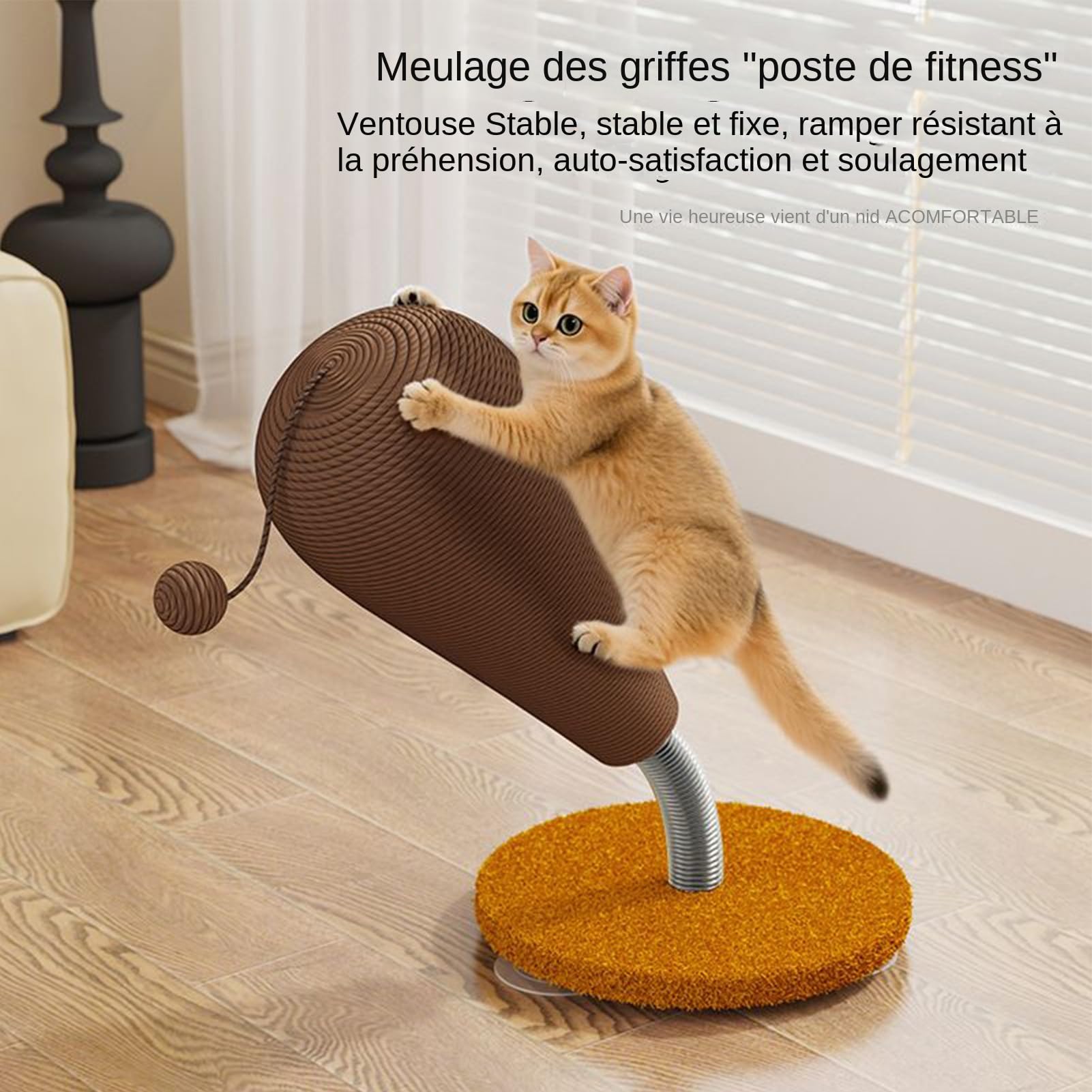 Arbre à Chat Griffoirs en Sisal Naturel