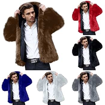 ジャケット・アウター Faux Fur Hoodie Duffle Coat cloud Faux Fur Hoodie Duffle Coat cloud