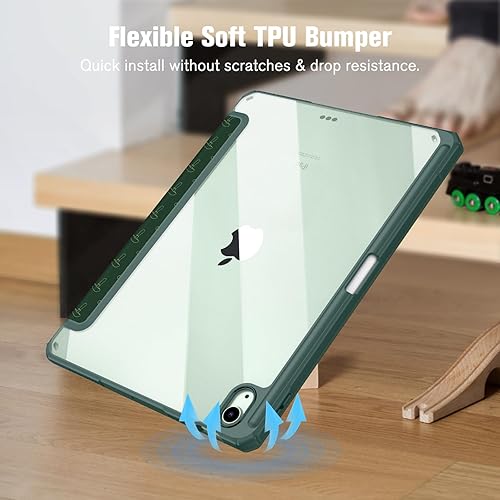Miniatura 48 de Fintie Funda híbrida delgada para iPad Air de 11 pulgadas M3 (2025) / M2 (2024), iPad Air 5ª (2022) / 4ª generación (2020) de 10.9 pulgadas, funda a