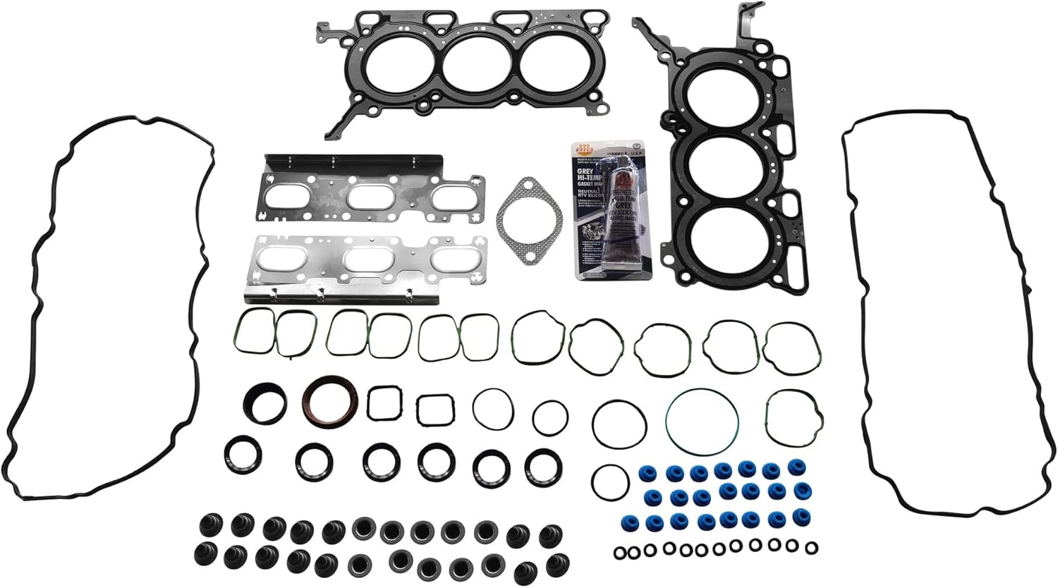 Partsflow Head Gasket Set for Lincoln Mks 2009-2010 for Lincoln MKT 2010 for Mazda 6 2009-2013 for Mazda Cx-9 2008-2013 .7l 3726cc 227cid V6 DOHC, (24 Valve) OE#HS26543PT-1