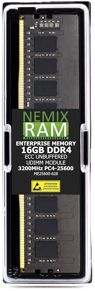 SP UDIMM 16GB DDR4 3200MHz メモリー 32GB NEMIX RAM 16GB (1X16GB) DDR4 3200MHZ PC4-25600 2Rx8 1.2V