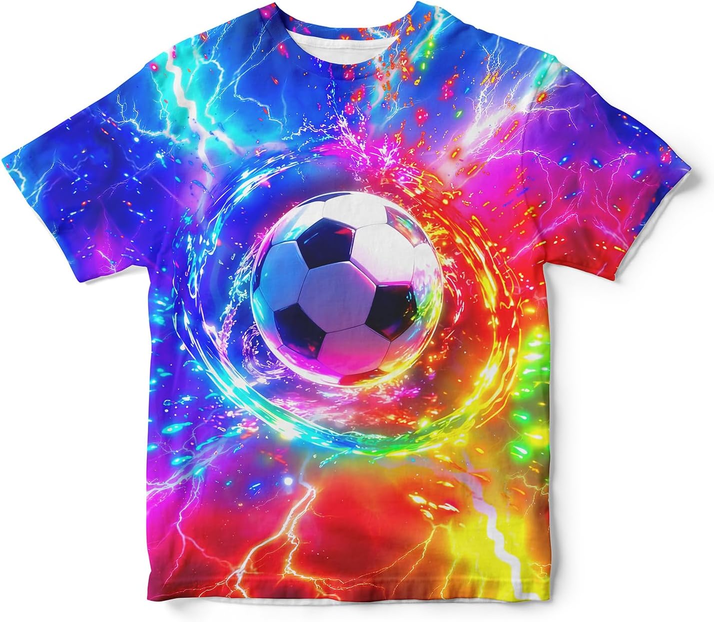 Kids T Shirt Boys Short Sleeve Tie Dye T Shirts Casual Crewneck Graphic Tee Sports Shirts for Boys Girls 6-16 Years