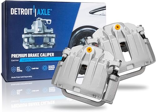 Miniatura 63 de Detroit Axle - Pinza de freno delantera derecha con soporte de repuesto para Chevrolet Equinox Captiva Sport Pontiac Torrent Saturn Vue Suzuki XL-7