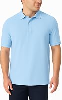 French Toast Unisex Adult Pique Polo Shirt - Breathable Cotton Blend, Relaxed Fit for School Uniforms, Work & Casual Wear (Standard & Husky)