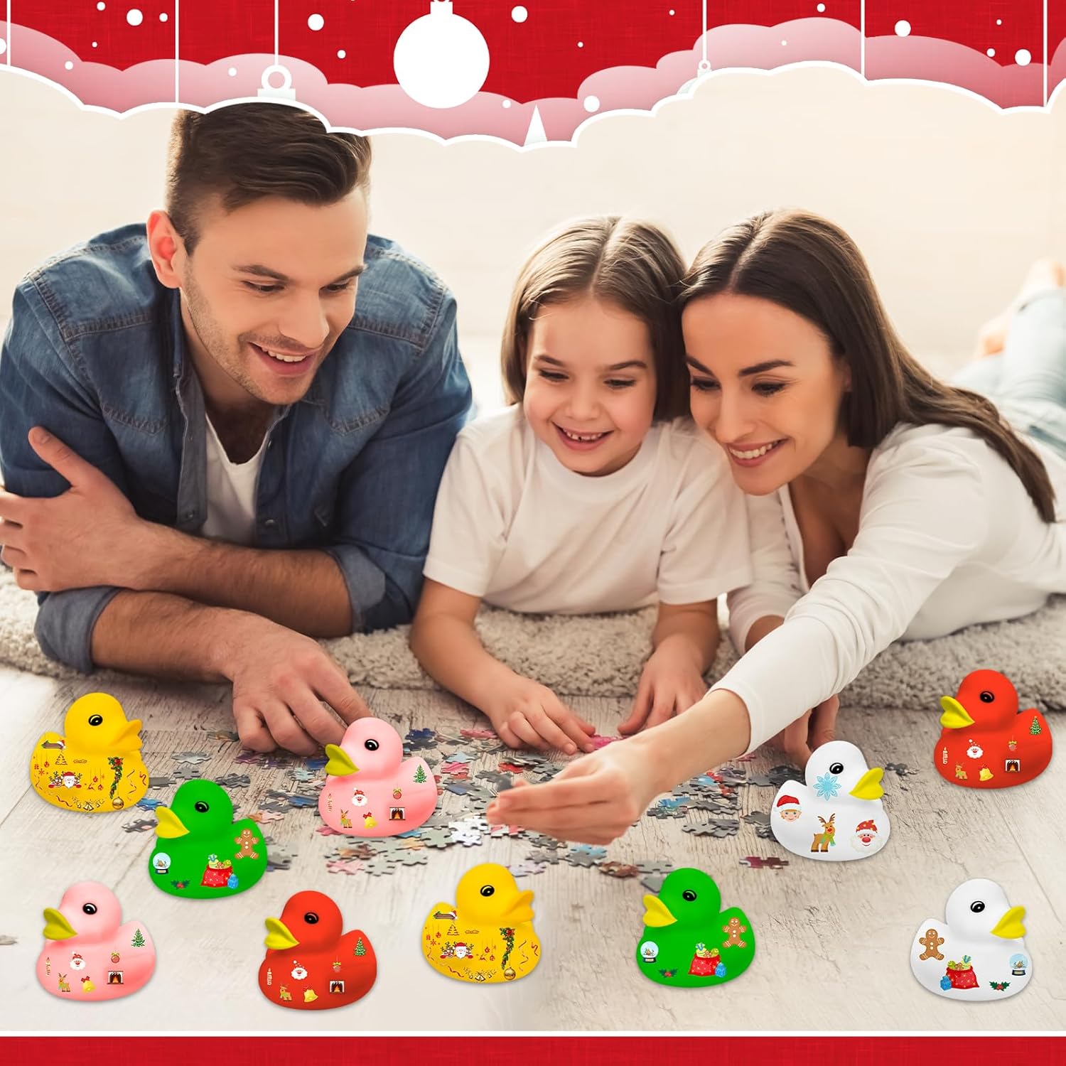 120 Pcs 2 Inch White Blank Rubber Ducks Bulk DIY Easter Rubber Ducks with Pens of Colors Waterproof Float Squeak Ducks Gifts for Birthday Party