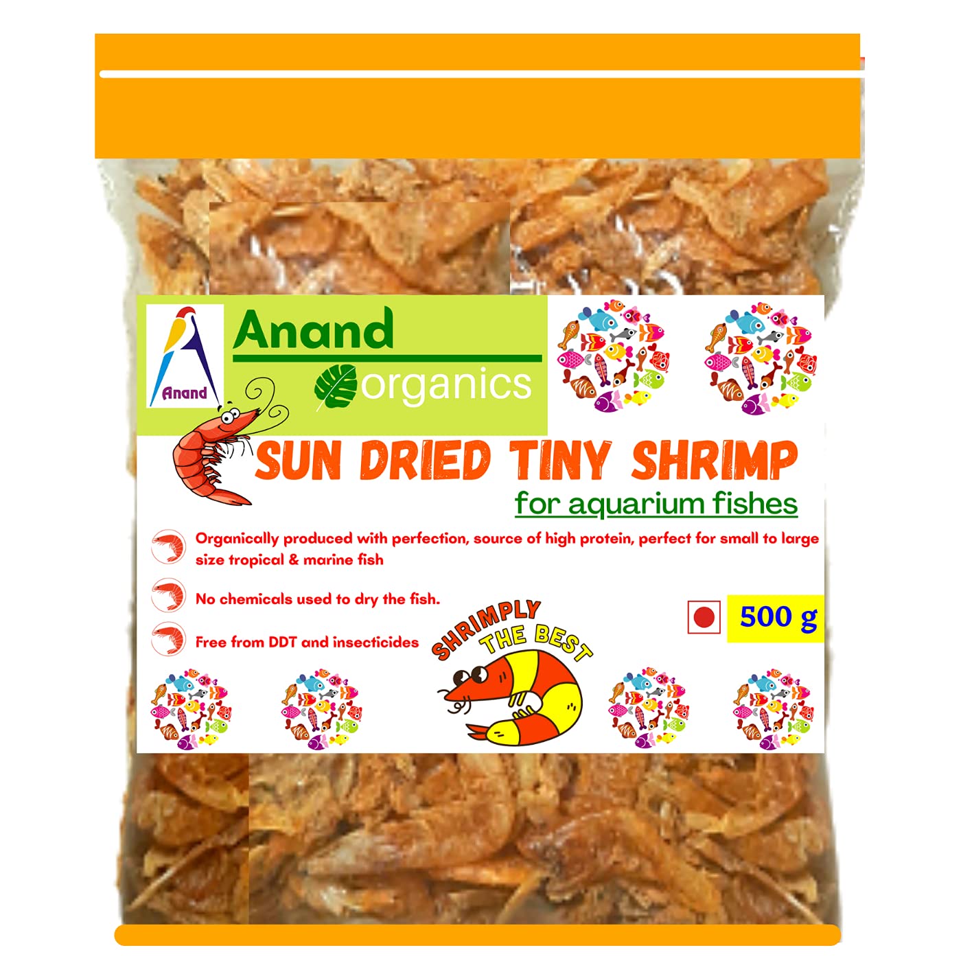 Buy Anand Enterprise Natural High Protein Aquarium Fish Food Sun Dried