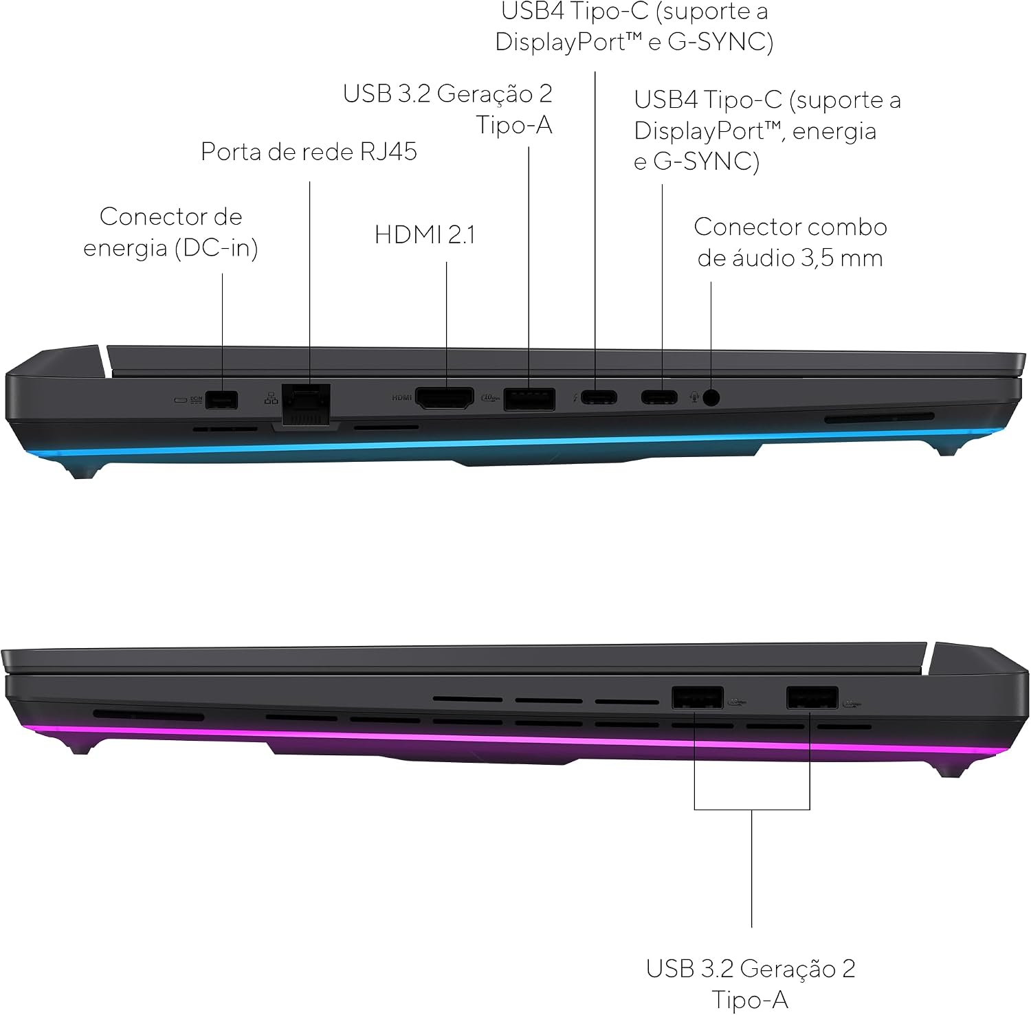 Notebook ASUS ROG Strix G16, Intel Core i9, RTX 5060, 16 GB, 512 GB SSD W11 Home, 16.0'', Eclipse Gray - G615JMR-S5001W