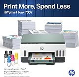 HP Smart Tank 7007, Imprimante Multifonction Jet d’Encre Couleur, A4, Wi-FI, Impression Recto-Verso Automatique, Numérisation et Copie, Jusqu’à 3 Ans d’Encre Inclus, Blanche - 8