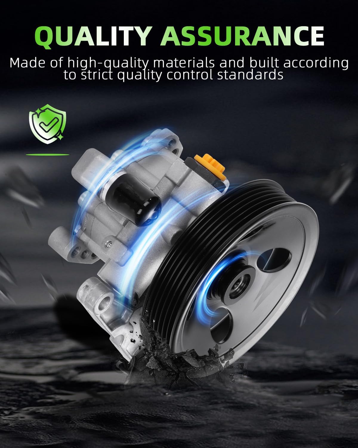 SCITOO Power Steering Pump Compatible for Mercedes-Benz ML320, for Mercedes-Benz ML350, for Mercedes-Benz ML430, for Mercedes-Benz ML500, for Mercedes-Benz ML55 AMG 21-5294 Power Assist Pump
