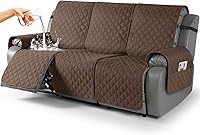 Vista 61 de TAOCOCO Fundas reclinables 100% impermeables, fundas de sofá reclinable con correas para las piernas, funda de sofá reclinable reversible para silla