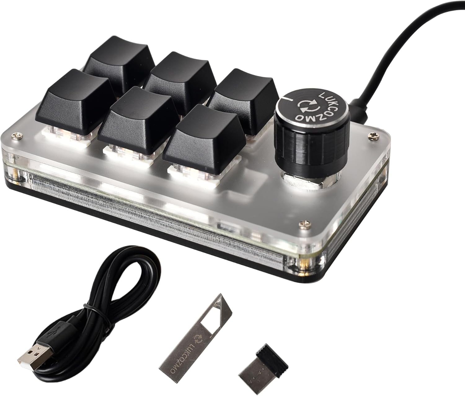 Amazon.com: LUKCOZMO Macro Pad Macro Keyboard Programmable Keypad ...