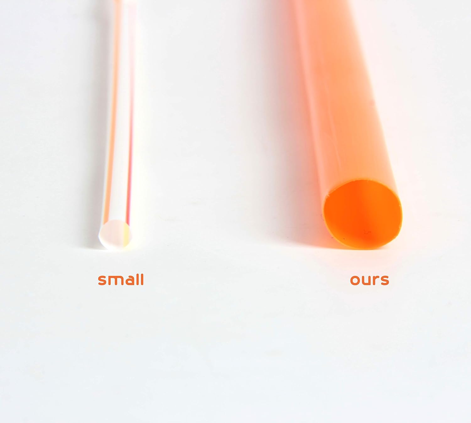 SBYURE Jumbo Drinking Straws Individually Wrapped,100 Pack 9 Inch Long Extra Wide Smoothie 0.45" Assorted Bright Color Disposable Boba Bubble Tea,Milkshakes Slushies Straws