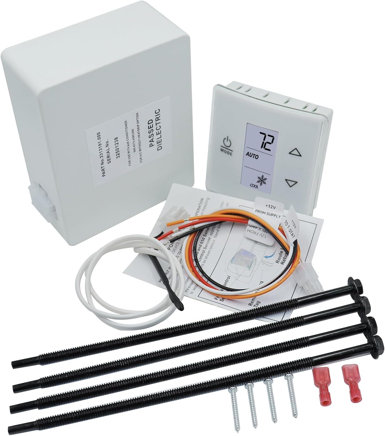 3316230.000 RV Wall Thermostat & Relay Box - Heat/Cool Control for Dometic RV/Camper Air Conditioners (Compatible with 3316230.700, Single Zone, Replacement Part)