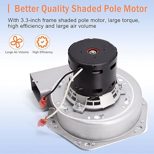 Miniatura 4 de Criditpid 80P20001-R, 80P30521-R y 80P31093 Reemplazo del ventilador de combustión para estufas de pellets St Croix Auburn, Afton Bay, Hastings (con