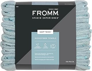 Softees Towels with Duraguard, Aqua, 10-Pack