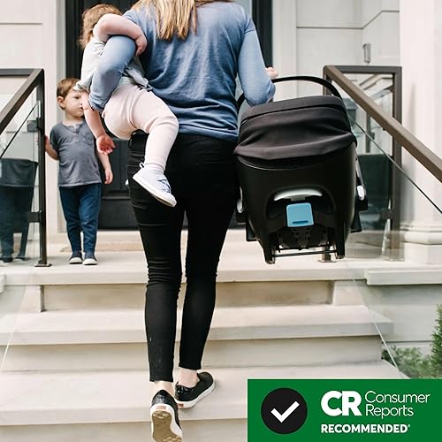 Miniatura 38 de Clek Liing - Asiento infantil para automóvil con pata de carga ajustable, diseño compacto, ligero, 7 posiciones reclinables, pestillo rígido fácil