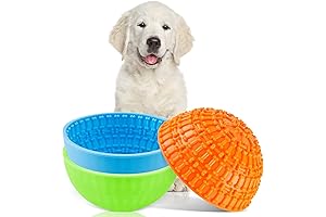 Sweetude 3 Pack Lick Bowl for Dogs, Silicone Lick Bowl for Cats and Dogs